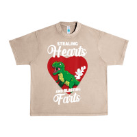 French Oak stealing hearts and blasting farts valentine's day t shirt Urban Heavy Tee - linhVisuals