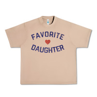 Burro womens favorite daughter heart distressed vintage faded classic t shir Urban Heavy Tee - linhVisuals
