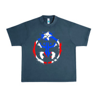 Midnight Navy taino coqui symbol   boricua   hispanic heritage t shirt Urban Heavy Tee - linhVisuals