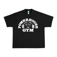 Black POWERHOUSE GYM POPULAR Urban Heavy Tee - linhVisuals