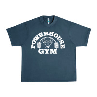 Midnight Navy POWERHOUSE GYM POPULAR Urban Heavy Tee - linhVisuals