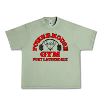 Oil Green POWERHOUSE GYM CLASSIC Urban Heavy Tee - linhVisuals