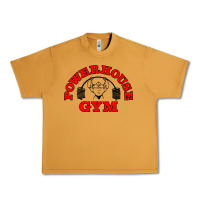 Peanut Butter POWERHOUSE GYM VINTAGE SPORT Urban Heavy Tee - linhVisuals