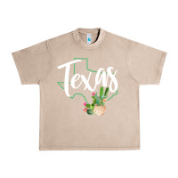 French Oak texas state map pride cactus vintage texas sweatshirt Urban Heavy Tee - linhVisuals