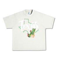 Pistachio texas state map pride cactus vintage texas sweatshirt Urban Heavy Tee - linhVisuals