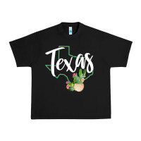 Black texas state map pride cactus vintage texas sweatshirt Urban Heavy Tee - linhVisuals