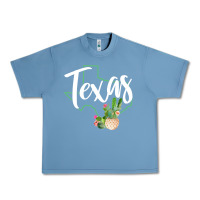 Pebble Blue texas state map pride cactus vintage texas sweatshirt Urban Heavy Tee - linhVisuals
