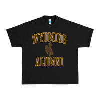 Black wyoming cowboys apparel alumni classic arch long sleeve t shirt Urban Heavy Tee - linhVisuals