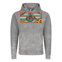 Cloud Rock bucking bronco aztec shape license plate Vintage Hoodie - Artiststas