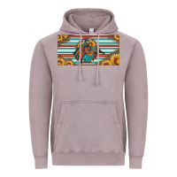 Vintage Zinc bucking bronco aztec shape license plate Vintage Hoodie - Artiststas