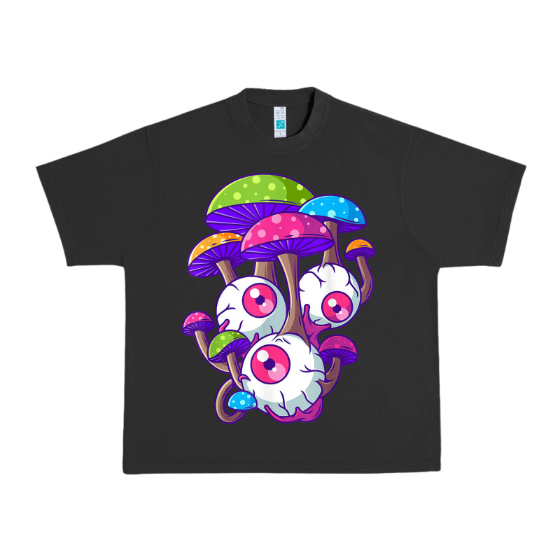 Psychedelic Mushroom Hippie Magic Fungus Shrooms Trance Rave T Shirt Urban Heavy Tee by linhVisuals | Teevron