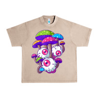 French Oak psychedelic mushroom hippie magic fungus shrooms trance rave t shirt Urban Heavy Tee - linhVisuals