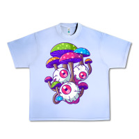 Grape Ice psychedelic mushroom hippie magic fungus shrooms trance rave t shirt Urban Heavy Tee - linhVisuals