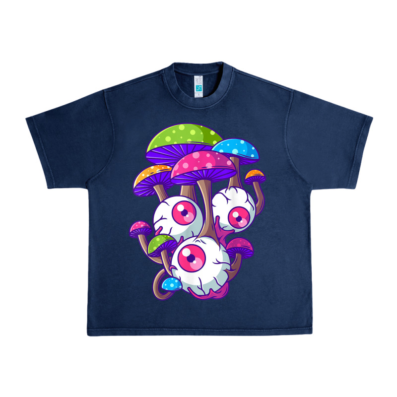 Psychedelic Mushroom Hippie Magic Fungus Shrooms Trance Rave T Shirt Urban Heavy Tee by linhVisuals | Teevron