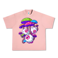 Salmon psychedelic mushroom hippie magic fungus shrooms trance rave t shirt Urban Heavy Tee - linhVisuals