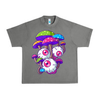 Tornado psychedelic mushroom hippie magic fungus shrooms trance rave t shirt Urban Heavy Tee - linhVisuals