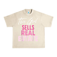 Sandshell this girl sells real estate realtor real estate agent broker t shirt Urban Heavy Tee - linhVisuals