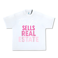 White this girl sells real estate realtor real estate agent broker t shirt Urban Heavy Tee - linhVisuals