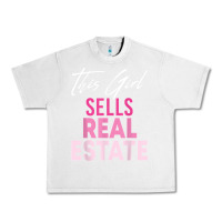 Lunar Rock this girl sells real estate realtor real estate agent broker t shirt Urban Heavy Tee - linhVisuals