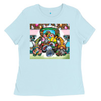 Baby Blue easter Ladies Tee - CowhideDigitalArt