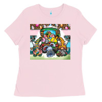 Bubblegum Pink easter Ladies Tee - CowhideDigitalArt