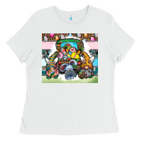 White easter Ladies Tee - CowhideDigitalArt