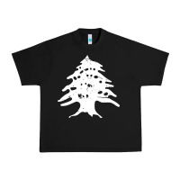Black retro lebanon cedar lebanese Urban Heavy Tee - linhVisuals