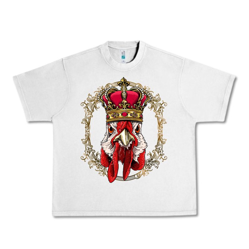 Chicken Chick King Chicken Wearing Crown Queen Chicken Animal 228 Roos Urban Heavy Tee by linhVisuals | Teevron