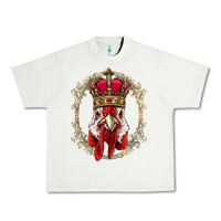 Pistachio chicken chick king chicken wearing crown queen chicken animal 228 roos Urban Heavy Tee - linhVisuals