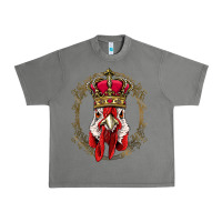 Tornado chicken chick king chicken wearing crown queen chicken animal 228 roos Urban Heavy Tee - linhVisuals