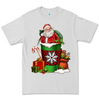 Dove Grey Christmas Santa Claus Coffee Cup Premium Tee - FaDigitalArtStudio