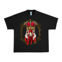 Black chicken chick king chicken wearing crown queen chicken animal 228 roos Urban Heavy Tee - linhVisuals