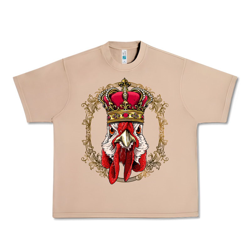 Chicken Chick King Chicken Wearing Crown Queen Chicken Animal 228 Roos Urban Heavy Tee by linhVisuals | Teevron