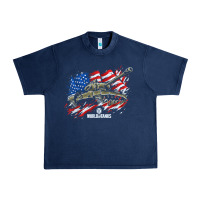 Navy world of tanks veterans day collection (t26e3 eagle 7) t shirt Urban Heavy Tee - linhVisuals