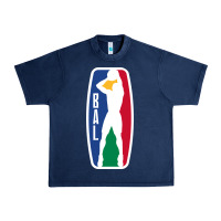 Navy basketball africa league Urban Heavy Tee - linhVisuals