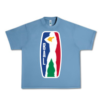 Pebble Blue basketball africa league Urban Heavy Tee - linhVisuals