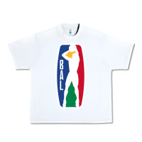 White basketball africa league Urban Heavy Tee - linhVisuals