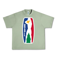 Oil Green basketball africa league Urban Heavy Tee - linhVisuals