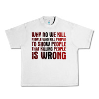 Lunar Rock why do we kill people who kill people to show that killing people Urban Heavy Tee - linhVisuals