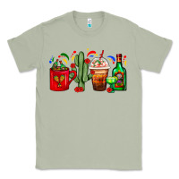 Matcha Mexico Coffee Cups With Cactus And Tequila Bottle Classic Tee - FaDigitalArtStudio