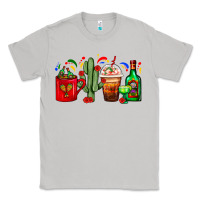 Moon Dust Mexico Coffee Cups With Cactus And Tequila Bottle Classic Tee - FaDigitalArtStudio