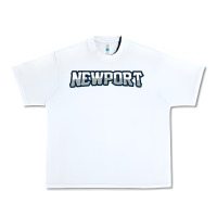 White Newport School Urban Heavy Tee - linhVisuals