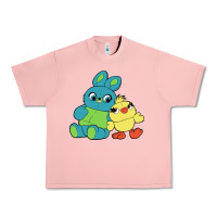 Salmon bunny and ducky Urban Heavy Tee - linhVisuals