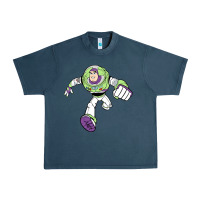 Midnight Navy buzz lightyear Urban Heavy Tee - linhVisuals