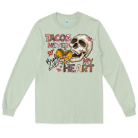 Matcha Tacos Never Broke My Heart Long Sleeve Tee - CowhideDigitalArt