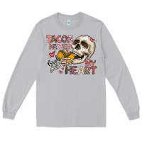 Moon Dust Tacos Never Broke My Heart Long Sleeve Tee - CowhideDigitalArt