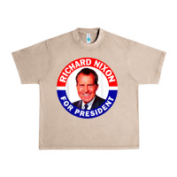 French Oak richard nixon president usa vote election campaign t shirt Urban Heavy Tee - linhVisuals