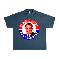 Midnight Navy richard nixon president usa vote election campaign t shirt Urban Heavy Tee - linhVisuals