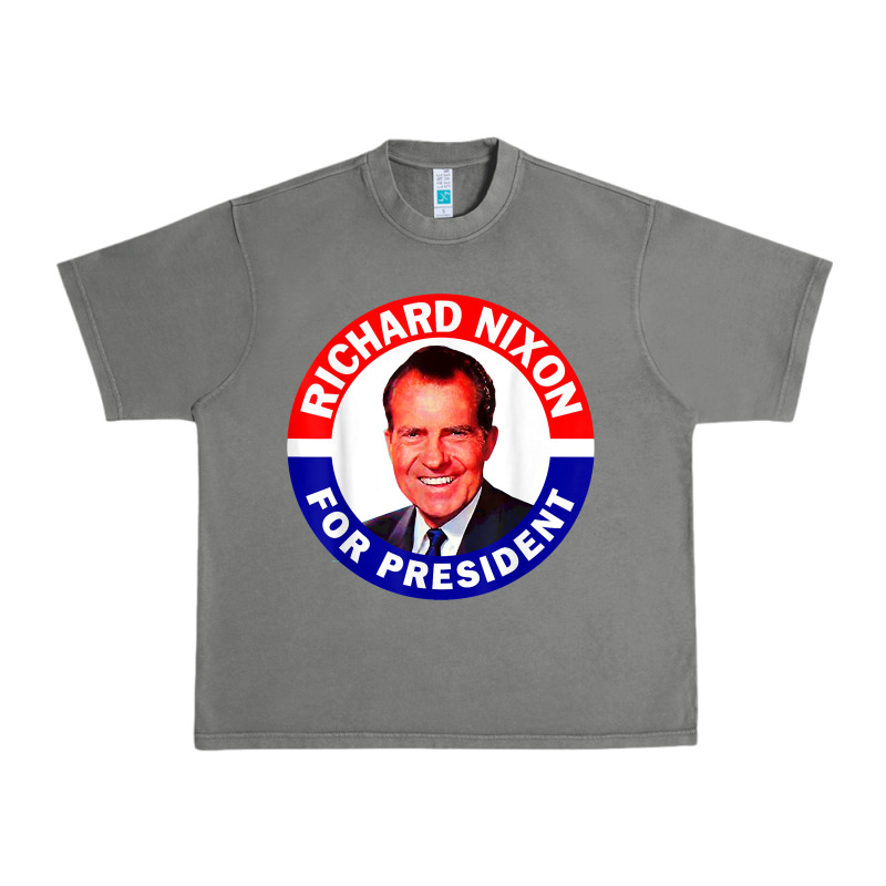 Richard Nixon President Usa Vote Election Campaign T Shirt Urban Heavy Tee by linhVisuals | Teevron