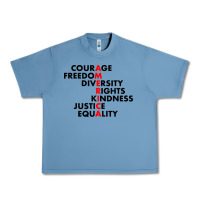 Pebble Blue anti trump resist Urban Heavy Tee - linhVisuals